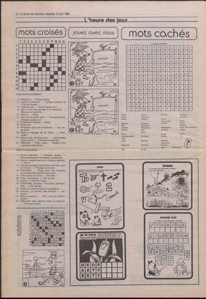 Le Soleil de Colombie, April 15, 1988, page 12