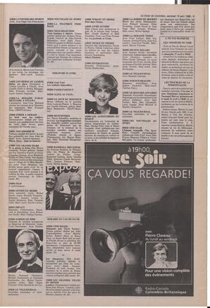 Le Soleil de Colombie, April 15, 1988, page 9