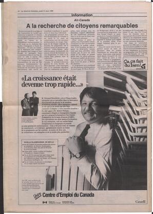 Le Soleil de Colombie, March 31, 1988, page 24