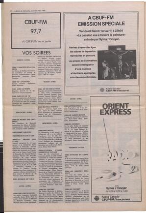 Le Soleil de Colombie, March 31, 1988, page 14