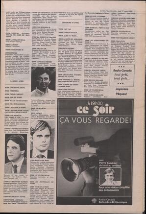 Le Soleil de Colombie, March 31, 1988, page 13