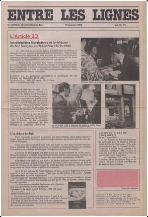 Le Soleil de Colombie, March 25, 1988, page 25