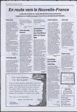 Le Soleil de Colombie, March 25, 1988, page 22
