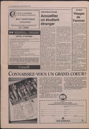 Le Soleil de Colombie, March 25, 1988, page 14