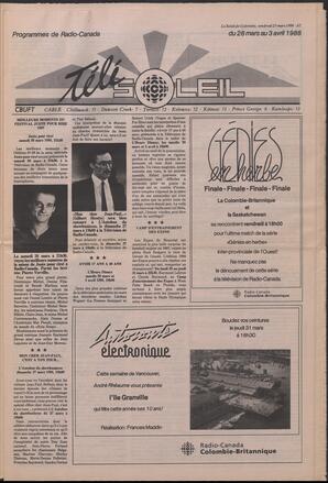 Le Soleil de Colombie, March 25, 1988, page 7