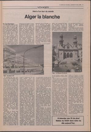 Le Soleil de Colombie, March 11, 1988, page 13
