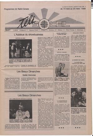 Le Soleil de Colombie, March 11, 1988, page 9