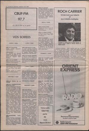 Le Soleil de Colombie, March 4, 1988, page 12