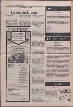 Le Soleil de Colombie, March 4, 1988, page 8