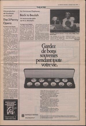 Le Soleil de Colombie, March 4, 1988, page 5