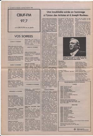 Le Soleil de Colombie, February 19, 1988, page 12