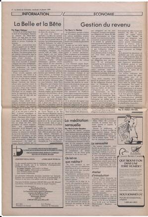 Le Soleil de Colombie, February 19, 1988, page 8