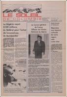 Le Soleil de Colombie, January 22, 1988