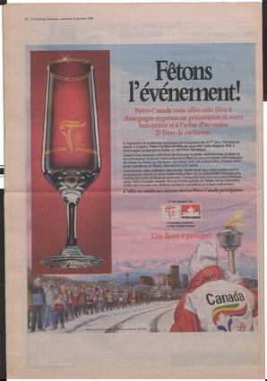 Le Soleil de Colombie, January 22, 1988, page 16