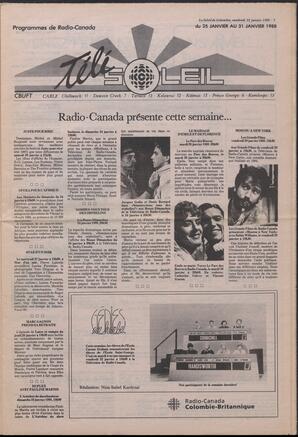 Le Soleil de Colombie, January 22, 1988, page 7
