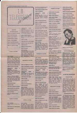 Le Soleil de Colombie, January 15, 1988, page 12