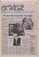 Le Soleil de Colombie, January 8, 1988