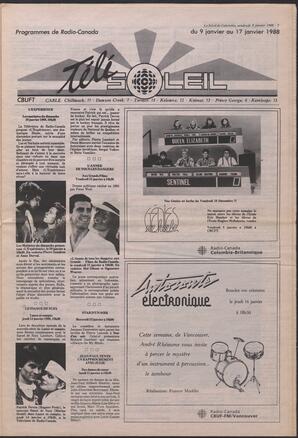 Le Soleil de Colombie, January 8, 1988, page 7