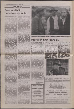 Le Soleil de Colombie, January 8, 1988, page 2
