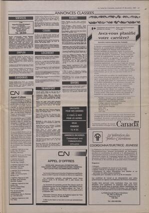Le Soleil de Colombie, December 18, 1987, page 27