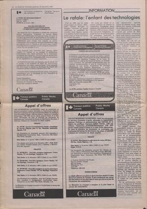 Le Soleil de Colombie, December 18, 1987, page 24
