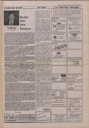 Le Soleil de Colombie, December 18, 1987, page 23