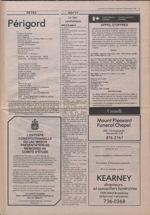 Le Soleil de Colombie, December 18, 1987, page 21