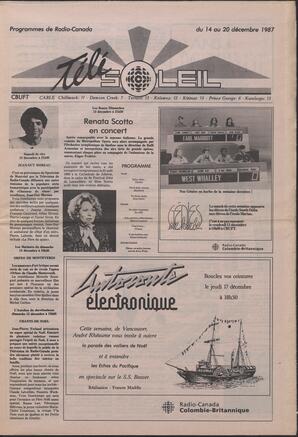 Le Soleil de Colombie, December 11, 1987, page 9
