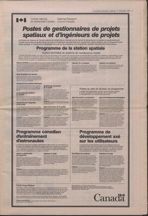 Le Soleil de Colombie, December 11, 1987, page 5