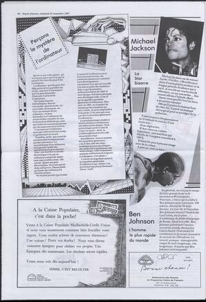 Le Soleil de Colombie, November 27, 1987, page 22