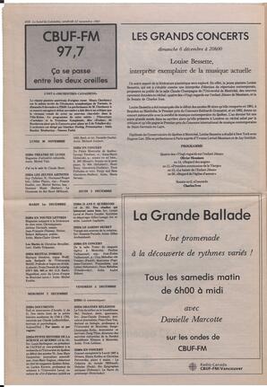 Le Soleil de Colombie, November 27, 1987, page 10