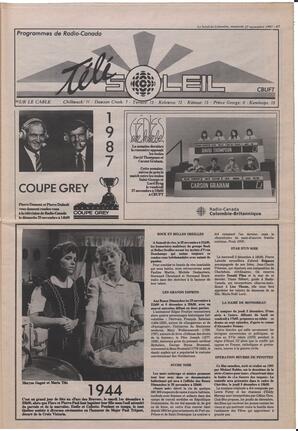 Le Soleil de Colombie, November 27, 1987, page 7
