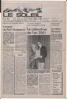Le Soleil de Colombie, November 20, 1987