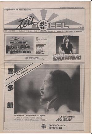 Le Soleil de Colombie, November 20, 1987, page 7