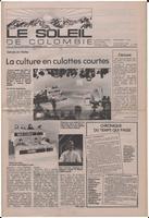 Le Soleil de Colombie, November 13, 1987