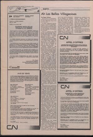Le Soleil de Colombie, November 13, 1987, page 12