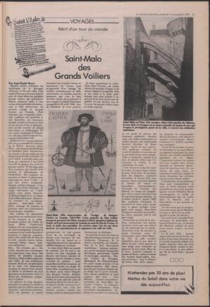 Le Soleil de Colombie, November 13, 1987, page 11