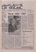 Le Soleil de Colombie, November 6, 1987