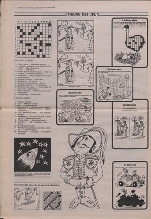 Le Soleil de Colombie, October 30, 1987, page 14