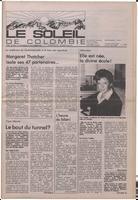 Le Soleil de Colombie, October 23, 1987