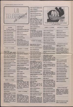 Le Soleil de Colombie, October 16, 1987, page 8