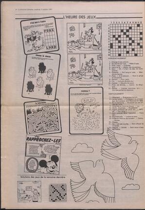 Le Soleil de Colombie, October 9, 1987, page 14