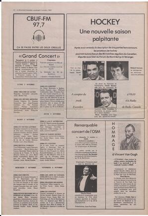 Le Soleil de Colombie, October 2, 1987, page 12