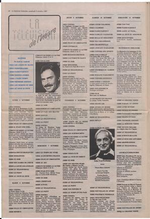 Le Soleil de Colombie, October 2, 1987, page 10