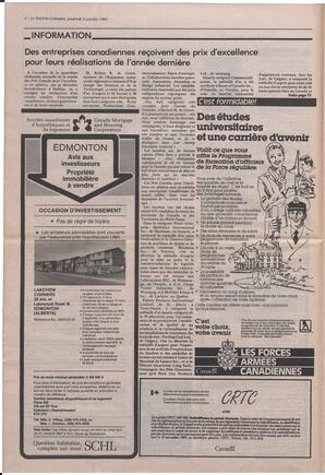 Le Soleil de Colombie, October 2, 1987, page 6