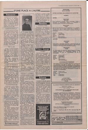 Le Soleil de Colombie, October 2, 1987, page 5