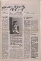 Le Soleil de Colombie, September 25, 1987