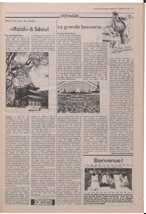 Le Soleil de Colombie, September 25, 1987, page 13