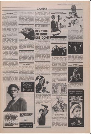 Le Soleil de Colombie, September 25, 1987, page 7