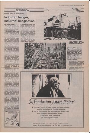 Le Soleil de Colombie, September 25, 1987, page 5